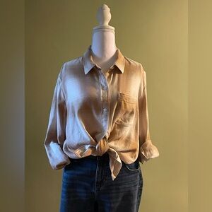 GAP Boyfriend Plaid Shirt